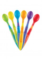 Bộ 6 chiếc thìa tập ăn-Soft Tip Infant Spoon