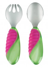 Bộ thìa dĩa tập ăn Multi Grip Toddler Fork & Spoon
